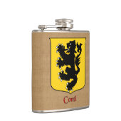 Italiaanse achternaam Conti Historisch Heraldisch  Heupfles (Rechts)