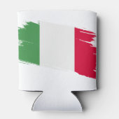 Italiaanse achternaam Custom Flag Kleuren Reunion Blikjeskoeler (Achterkant)
