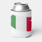 Italiaanse achternaam Custom Flag Kleuren Reunion Blikjeskoeler (Blikje Achterkant)