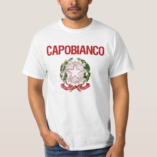 Italiaanse achternaam t-shirt (Voorkant)