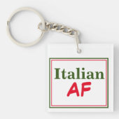 Italiaanse AF Funny Sleutelhanger (voorkant)