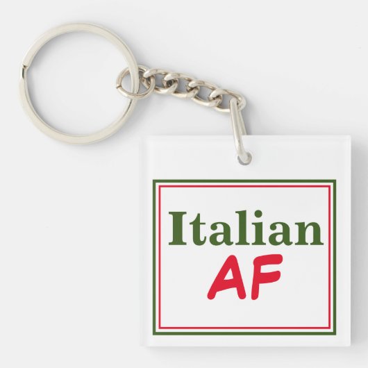 Italiaanse AF Funny Sleutelhanger (voorkant)