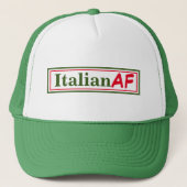 Italiaanse AF Funny Trucker Pet (Voorkant)