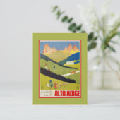  Italiaanse Alpen (Zuid-Tirol) Briefkaart (Staand voorkant)