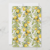 Italiaanse Amalfi-kust Thema Aangepaste Bruidsdouc Feestdagenkaart (Achterkant)