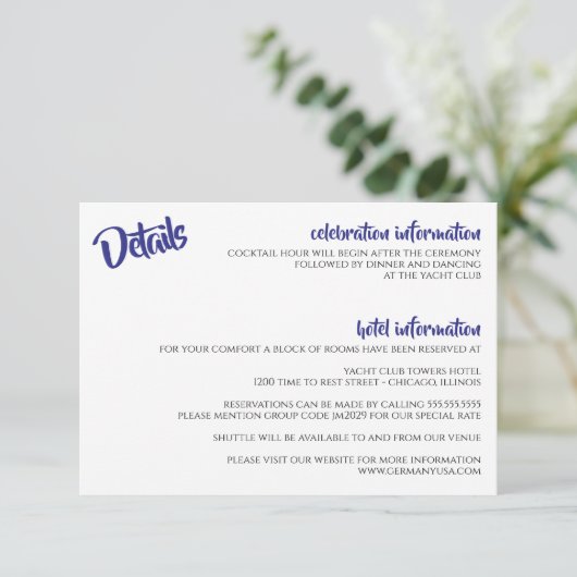 Italiaanse Amerikaanse hartvlaggen Informatiekaartje (Staand voorkant)