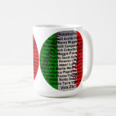 Italiaanse Amerikaanse honkbalspelers Koffiemok (Voorkant rechts)