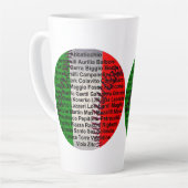 Italiaanse Amerikaanse honkbalspelers Latte Mok (Linkerhoek)