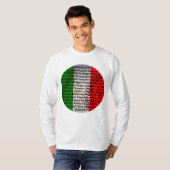 Italiaanse Amerikaanse honkbalspelers T-shirt (Voorkant volledig)