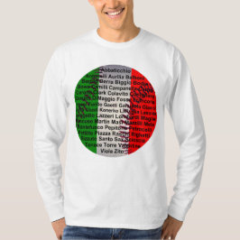 Italiaanse Amerikaanse honkbalspelers T-shirt