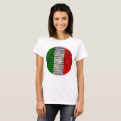 Italiaanse Amerikaanse honkbalspelers T-shirt (Voorkant volledig)