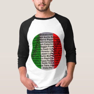 Italiaanse Amerikaanse honkbalspelers T-shirt