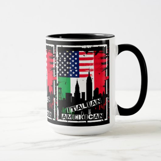 Italiaanse Amerikaanse koffie uit New York Mok (Rechts)