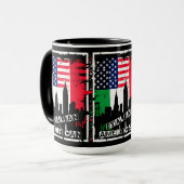 Italiaanse Amerikaanse koffie uit New York Mok (Voorkant links)