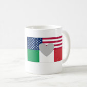 Italiaanse Amerikaanse mok (Voorkant rechts)