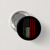 Italiaanse Amerikaanse vlag Italië Erfgoed Amerika Ronde Button 3,2 Cm (Voorkant /achterkant)