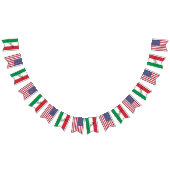 Italiaanse Amerikaanse vlaggen, partij Italië span Vlaggetjes (Alle)