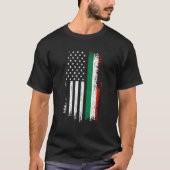 Italiaanse Amerikaanse Vlaggentrots Italië Verenig T-shirt (Voorkant)