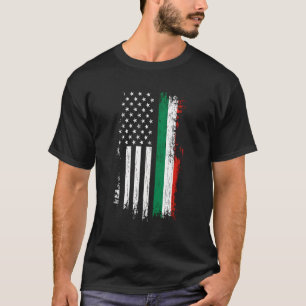 Italiaanse Amerikaanse Vlaggentrots Italië Verenig T-shirt