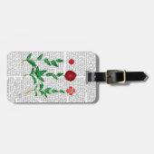 Italiaanse anjer 2 bagagelabel (Voorkant horizontaal)