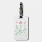 Italiaanse anjer 2 bagagelabel (Achterkant verticaal)