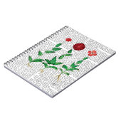 Italiaanse anjer 2 notitieboek (Linkerzijde)