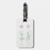 Italiaanse anjer 3 bagagelabel (Achterkant verticaal)