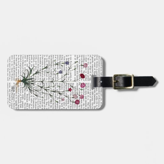 Italiaanse anjer 5 bagagelabel (Voorkant horizontaal)