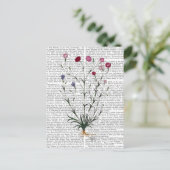 Italiaanse anjer 5 briefkaart (Staand voorkant)