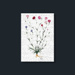 Italiaanse anjer 5 canvas afdruk<br><div class="desc">Botanisch en Floral</div>