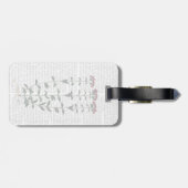 Italiaanse anjer 6 bagagelabel (Achterkant horizontaal)