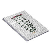 Italiaanse anjer 6 notitieboek (Rechterzijde)