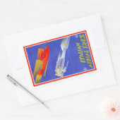 Italiaanse antenne Rechthoekige Sticker (Envelop)