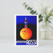  Italiaanse aperitivo adverteren Briefkaart (Staand voorkant)