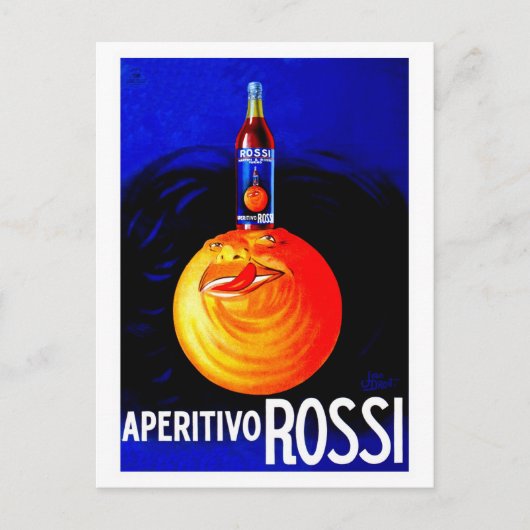  Italiaanse aperitivo adverteren Briefkaart (Voorkant)
