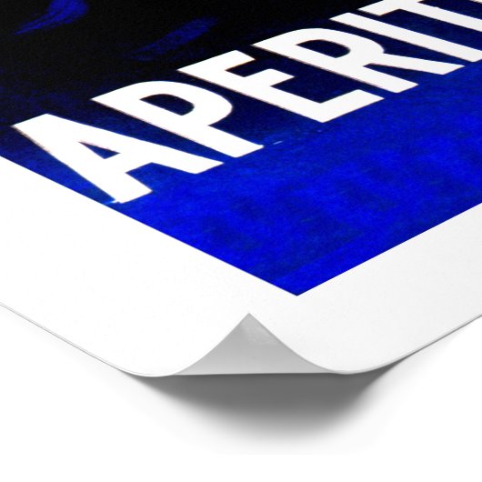  Italiaanse aperitivo adverteren Poster (Hoek)