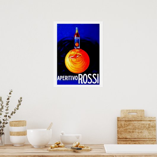  Italiaanse aperitivo adverteren Poster (Keuken)