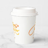 Italiaanse Aperol Cocktail Dat is Liefde Bruidsfee Papieren Bekers (Rechts)