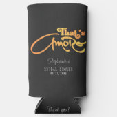 Italiaanse Aperol Cocktail Dat is Liefde Bruidsfee Seltzer Blikjeskoeler (Voorkant)