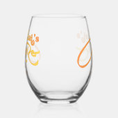 Italiaanse Aperol Cocktail Dat is Liefde Bruiloft  Wijnglas Zonder Voet (Rechts)