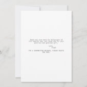 Italiaanse Aperol Cocktail Dat is Liefde Bruiloftf Bedankkaart (Achterkant)