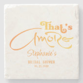 Italiaanse Aperol Cocktail Dat is Liefde Bruiloftf Stenen Onderzetter (Voorkant)