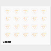 Italiaanse Aperol Cocktail That's Amore Bruiloftsb Hart Sticker (Vel)