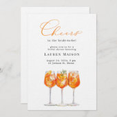 Italiaanse Aperol Spritz Bridal Shower Kaart (Voorkant / Achterkant)