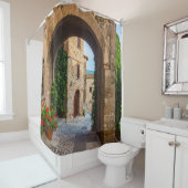 Italiaanse architectuur Elegance Douchegordijn (In situ)