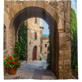 Italiaanse architectuur Elegance Douchegordijn