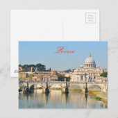 Italiaanse architectuur in Rome, Italië Briefkaart (Voorkant / Achterkant)