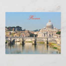 Italiaanse architectuur in Rome, Italië Briefkaart