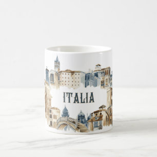 Italiaanse architectuur koffiemok