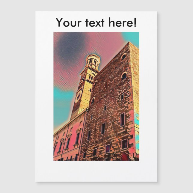 Italiaanse architectuurschilderij (Voorkant)